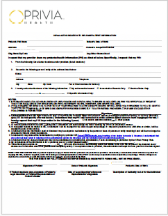 Authorization for Release of Medical Information