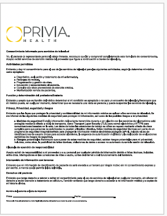 Spanish Authorization for Release of Medical Information